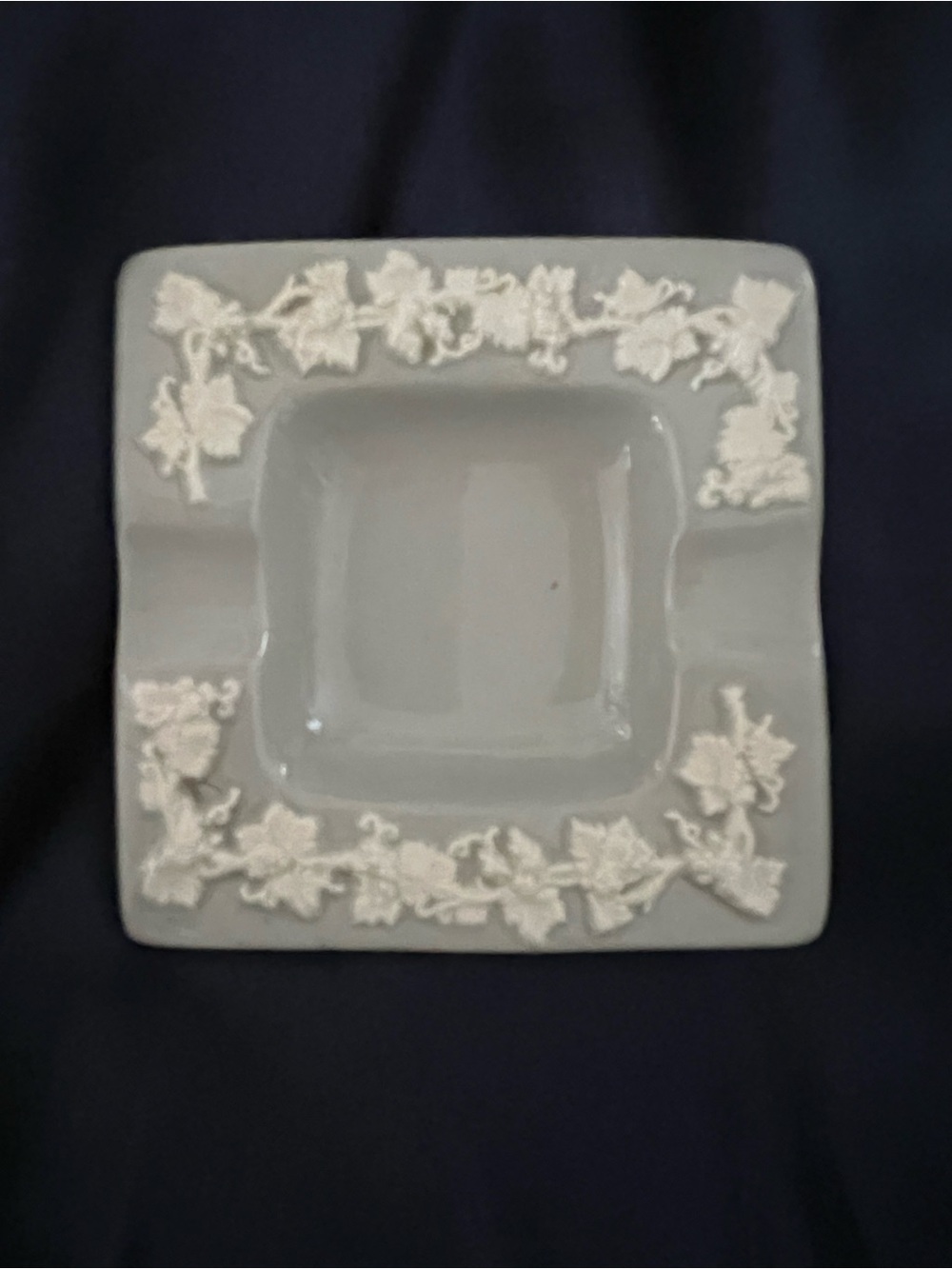Wedgwood of Etruria & Barlaston, Embossed Queensware 2 Vintage Astrays